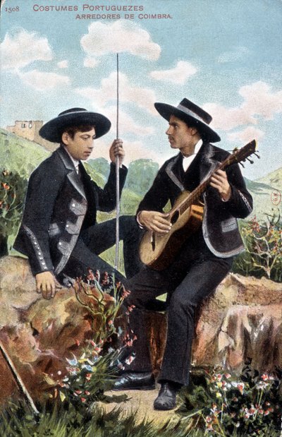 Musiciens en costumes portugais. Arredores de Coimbra - Unknown artist