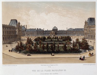 Place Napoléon III et le Palais des Tuileries - Unknown artist