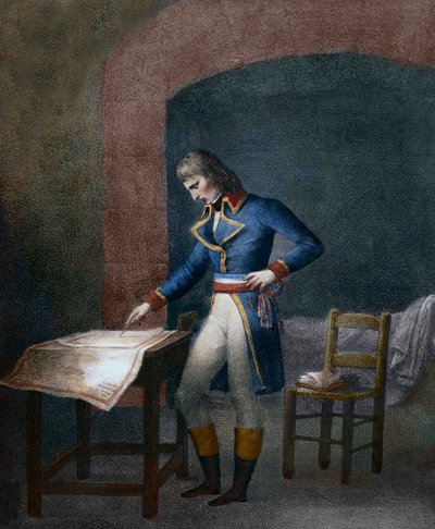 Napoléon I Bonaparte (1769-1821) au fort carré d