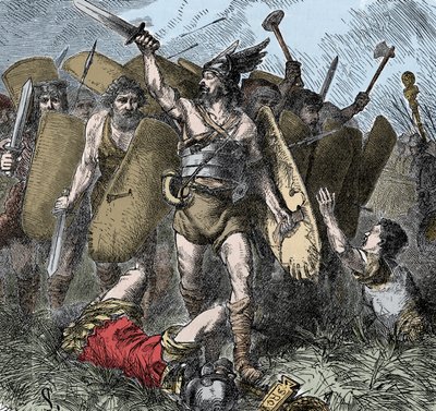 Narsès vainc les Ostrogoths - Invasions des barbares : Narsès (478-573) général byzantin, eunuque, de l