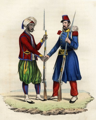 Chasseurs indigènes et français de l