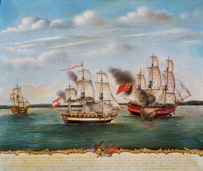 Combat naval de Guayaquil (Équateur) entre l