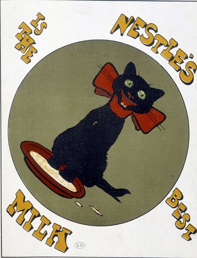 Nestlé est le meilleur lait - publicité Nestlé - Unknown artist