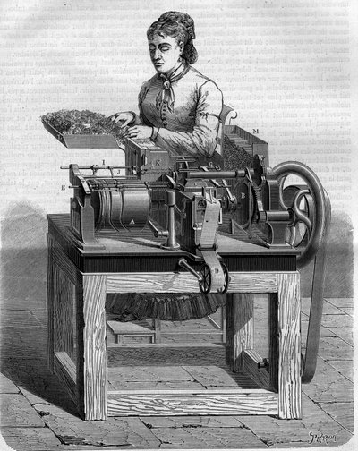 Nouvelle machine à fabriquer des cigarettes à l