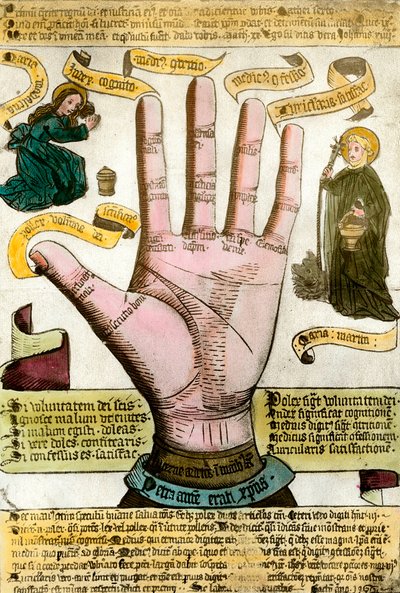 Sciences occultes : la main avec ses lignes pour lire l