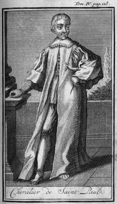 Ordres de Chevalerie. Chevalier de Saint-Paul. Dans « Histoire des ordres militaires ou chevaliers, des milices séculières et régulières des deux sexes, qui ont été établis jusqu