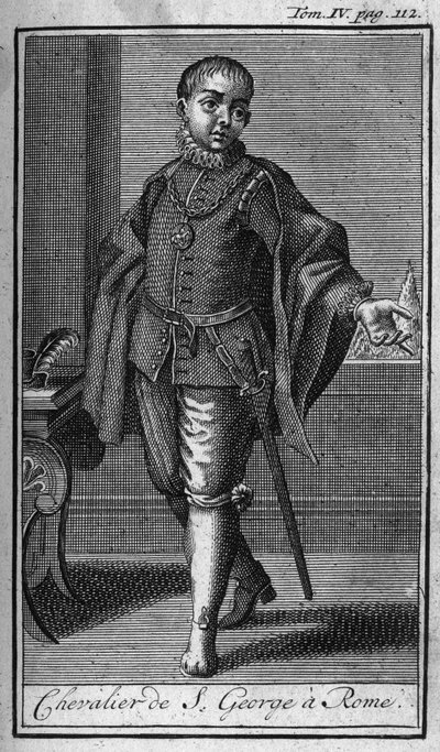 Ordres de Chevalerie. Chevalier de Saint-Georges à Rome en Italie au 15ème siècle. Dans « Histoire des ordres militaires ou chevaliers, des milices séculières et régulières des deux sexes, qui ont été établies jusqu