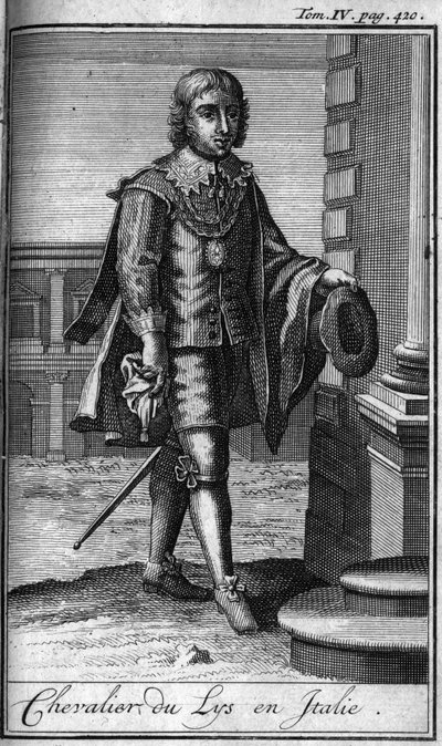 Ordres de Chevalerie. Chevalier du Lys en Italie. Dans "Histoire des ordres militaires ou chevaliers, des milices séculières et régulières des deux sexes, qui ont été établies jusqu
