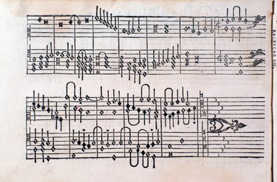 Page de "Tablature; Livre 1" de Gerolamo Cavazzoni - Unknown artist