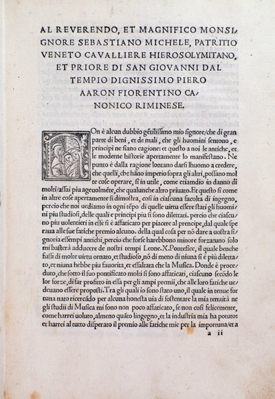 Page de "Thoscanello de la musica" - Unknown artist
