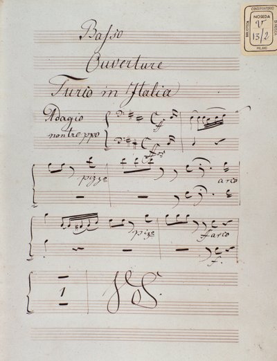 Page de partition musicale de l