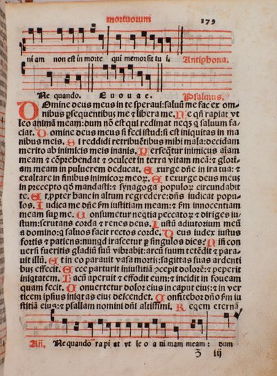 Page du livre liturgique « Liber Sacerdotalis » par Castellini - Unknown artist