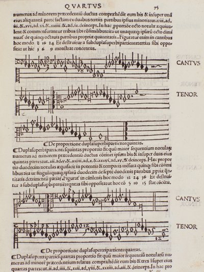 Page tirée de Practica Musicae de Franchino Gaffurio - Unknown artist