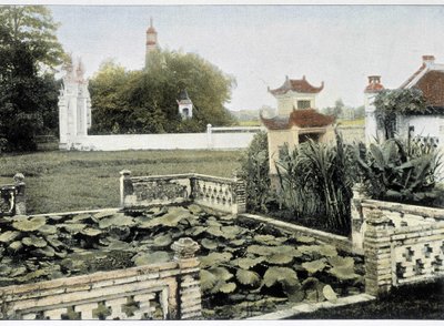 Pagode du Pinceau à Hanoï - dans « Le Tour du Monde », fin du 19e siècle - Unknown artist