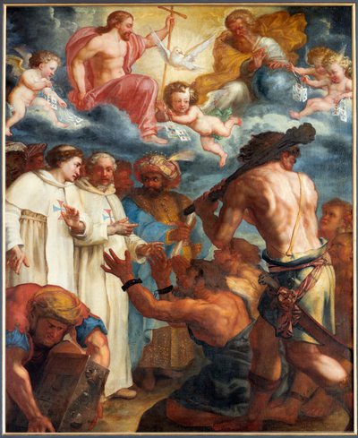 La Sainte Trinité et la rédemption des esclaves chrétiens par les Trinitaires - Unknown artist