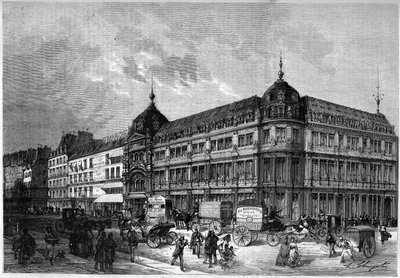 Paris 1872 : nouveaux magasins, « Au bon marché » - Unknown artist