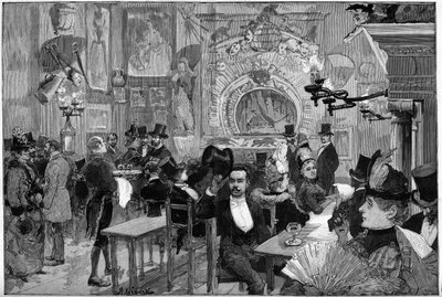 Paris 1887 : Le théâtre des ombres au cabaret du « Chat Noir » - Unknown artist