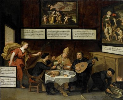 La Paix exhortant les Églises à la tolérance - Unknown artist