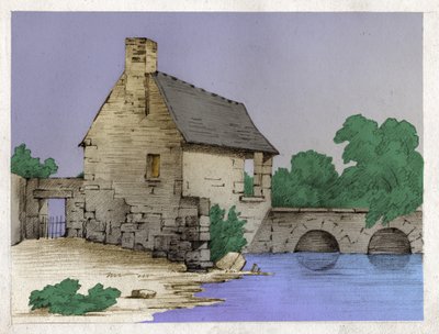 Maison de paysan au bord d
