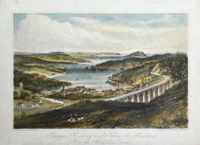 Penryn, Flushing et Falmouth Harbours (depuis l