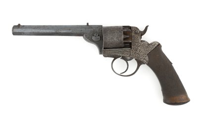 Revolver à percussion à chien latéral, calibre possiblement .38, vers 1860 - Unknown artist