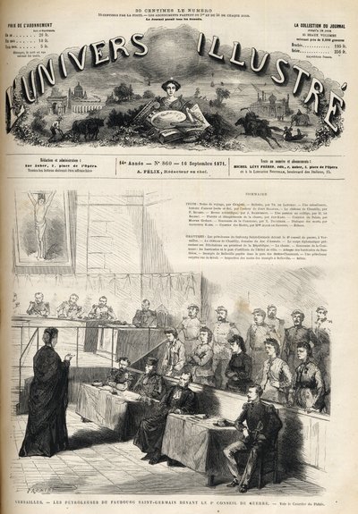 Petroleuses arrêtées à Versailles - Commune de Paris - Unknown artist