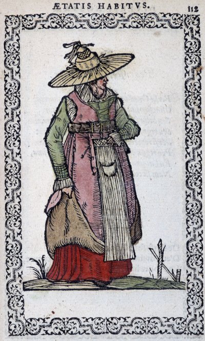 Femme du Piémont - dans « Habits et effigies » par Jean Sulperius - Unknown artist