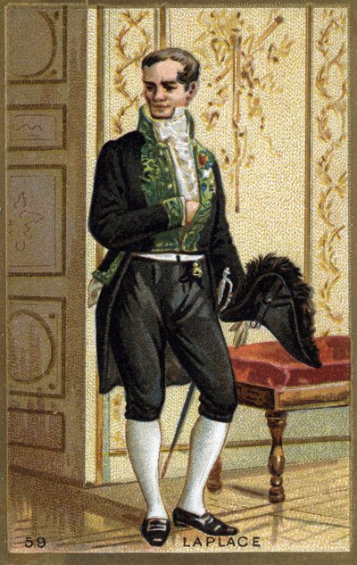 Pierre Simon de Laplace (1749 - 1827), mathématicien et astronome français. Chromolithographie du XIXe siècle. - Unknown artist