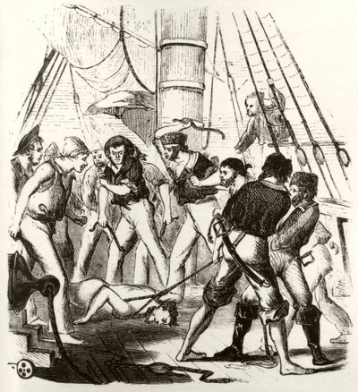 Pirates tourmentant George Withers - Unknown artist