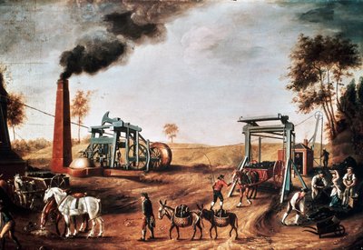 Tête de puits, vers 1800, peinture par un artiste inconnu, Royaume-Uni - Unknown artist
