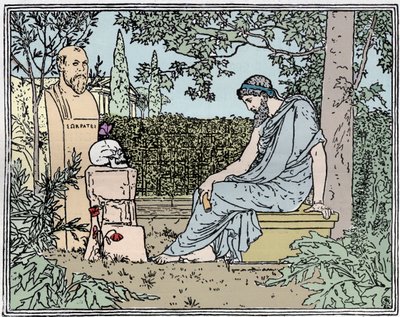 Platon méditant sur l