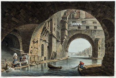 Pont de la Tournelle à Paris vu par J.C.Nattes, publié par W.Miller à Londres-1806 - Unknown artist