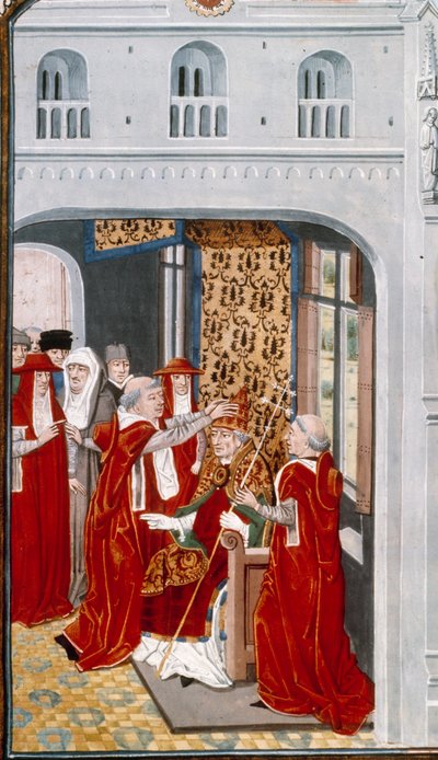 Le Pape Grégoire XI consacre Avignon en 1370 - Unknown artist