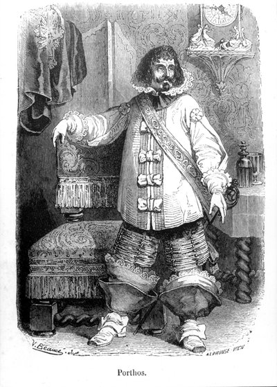 Porthos - dans «Les Trois Mousquetaires» d