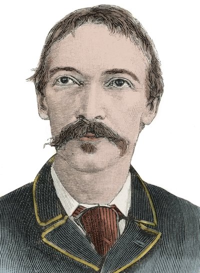 Portrait de Robert Louis Stevenson (1850-1894) - écrivain britannique - Unknown artist