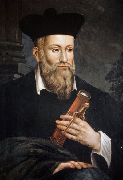 Portrait de Michel de Nostre-Dame, dit Nostradamus, astrologue, détail, Maison de Nostradamus, Salon de Provence, Bouches du Rhône - Unknown artist