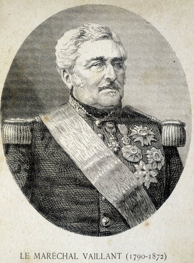 Portrait du Maréchal Vaillant (1790 - 1872) - dans « Les Contemporains », fin du 19ème siècle - Unknown artist