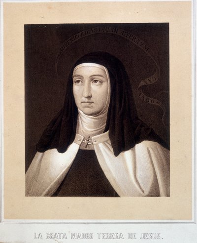 Portrait en buste de Sainte Thérèse de Jésus (ou Sainte Thérèse d