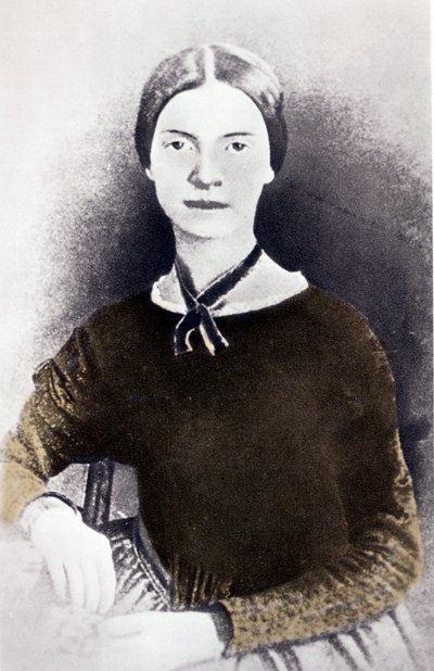 Portrait de la poétesse américaine Emily Dickinson d
