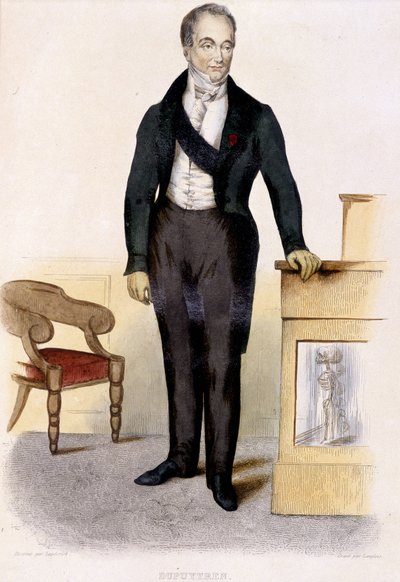 Portrait du Baron Guillaume Dupuytren (1777 - 1835), chirurgien français. Gravure de 1844. - Unknown artist