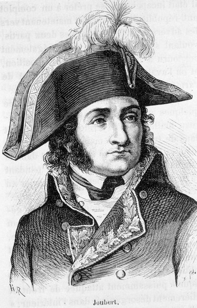 Portrait de Barthélemy Catherine Joubert (1769-1799), général français, tué à la bataille de Novi. - Unknown artist