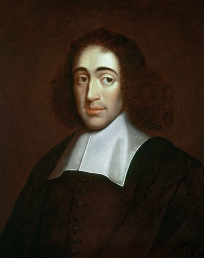Portrait de Baruch Spinoza (1632-1677), philosophe néerlandais, également connu sous le nom de Bento de Espinosa ou Benedictus de Spinoza - peinture anonyme. Collection privée. - Unknown artist
