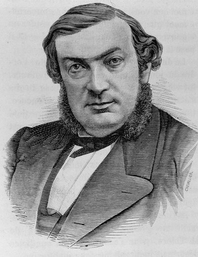 Portrait de Batbie. Gravure de la fin du 19ème siècle dans « Histoire de France » de H. Martin - Unknown artist