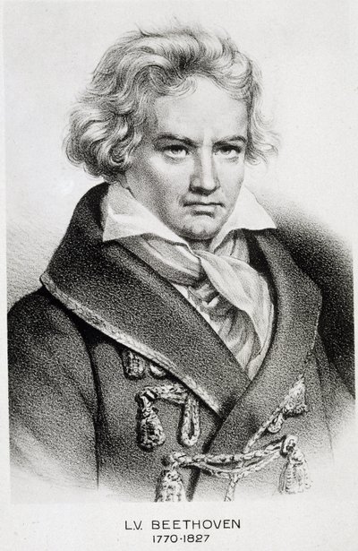 Portrait de Beethoven (1770 - 1827) - Unknown artist