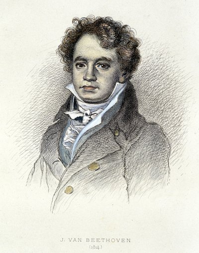 Portrait de Beethoven (1814) - gravure - Unknown artist
