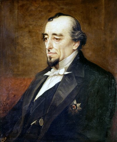 Portrait de Benjamin Disraeli (Lord Beaconsfield) - Unknown artist