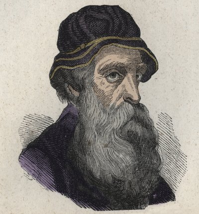 Portrait de Benvenuto Cellini, sculpteur, orfèvre, sculpteur et auteur de la Renaissance italienne 1500-1571 - Unknown artist