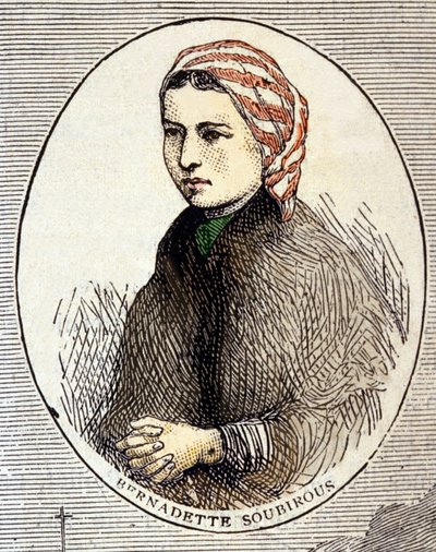 Portrait de Bernadette Soubirous (1844-1879). - Unknown artist