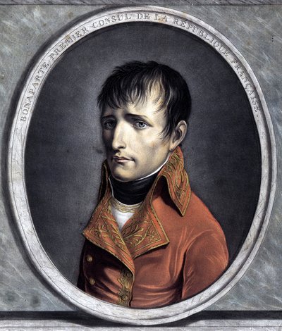 Portrait de Bonaparte Premier Consul de la République Française. 1801 (an X) - Unknown artist