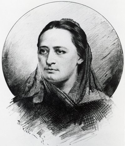 Portrait de Bozena Nemcova - Unknown artist